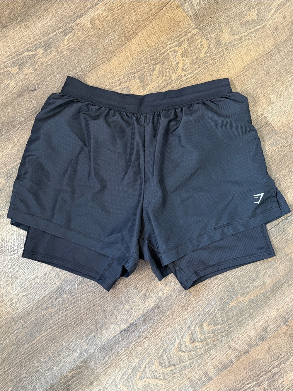 Gymshark Black Running 4" 2in1 Shorts